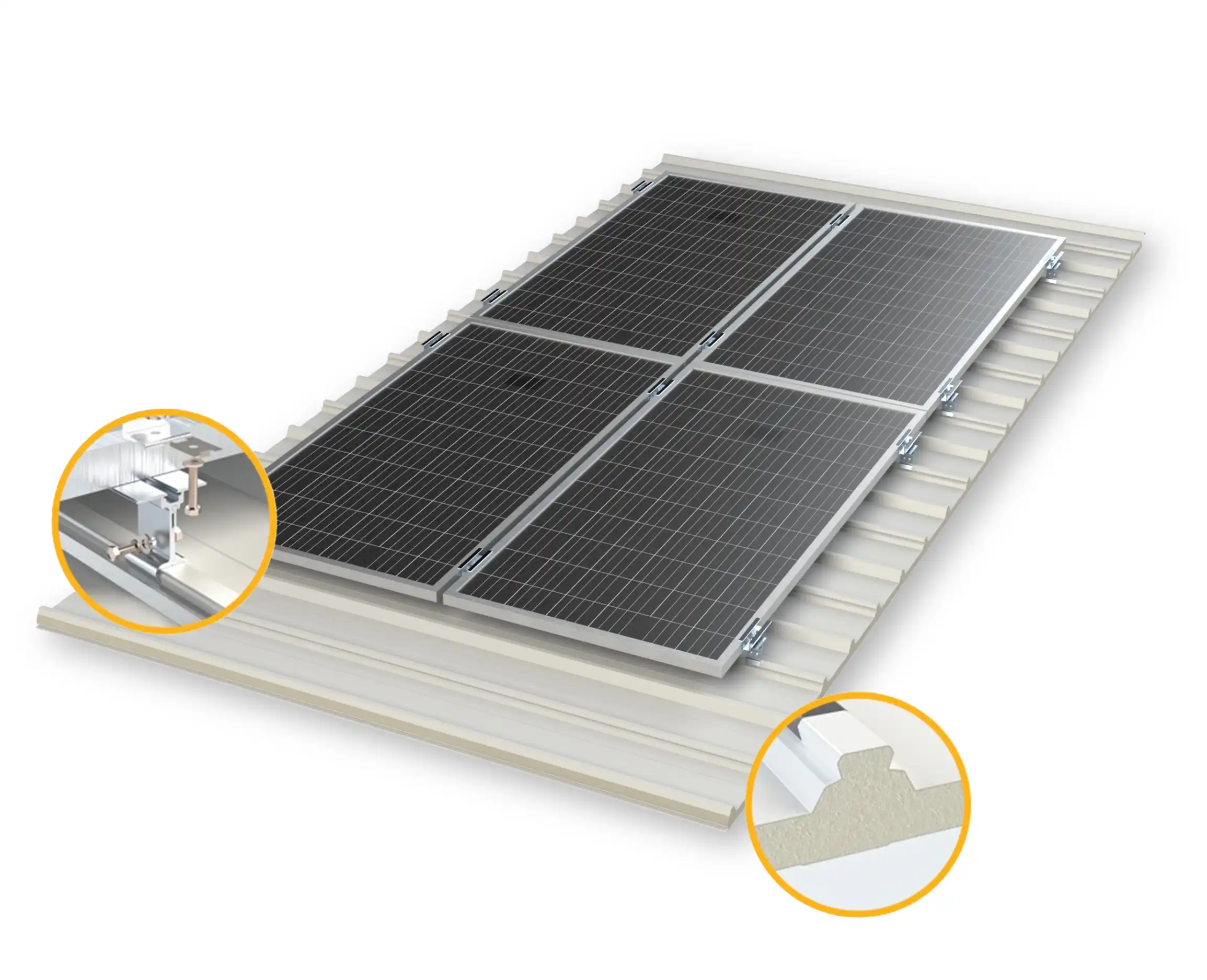 Kingspan Isoeste - Isorack - Sistema Sinergy - Placas Voltáicas - Deck - Energia Solar - Sustentabilidade - Economia - Tecnologia - Inovação - Kingspan Mercosul - Acabamento - Energia