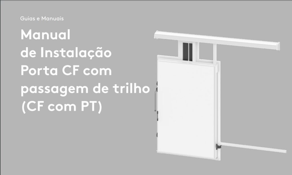 Manual Porta CF com Passagem de Trilho