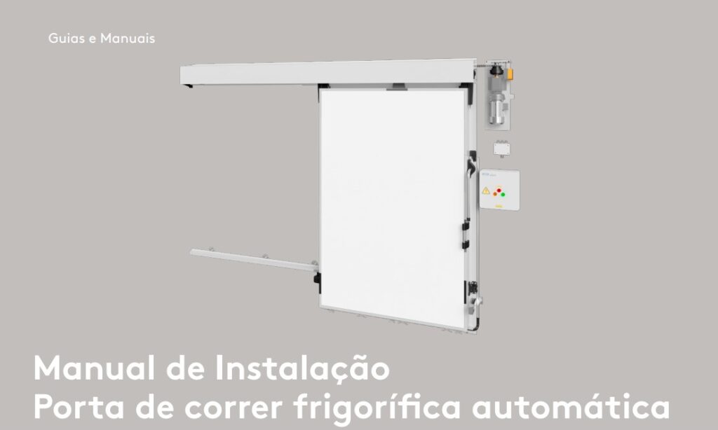 Manual Porta de Correr Frigorífica Aumomática